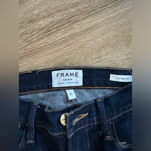 FRAME JEANS size 25 Le High Flare - Picture 4 of 8